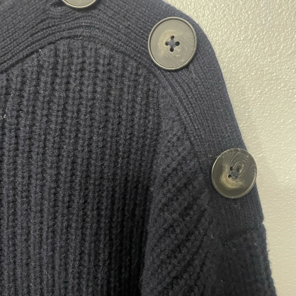 Madewell Midnight Blue Women’s Ribbed Knit Sweater – XL - Picture 5 of 9